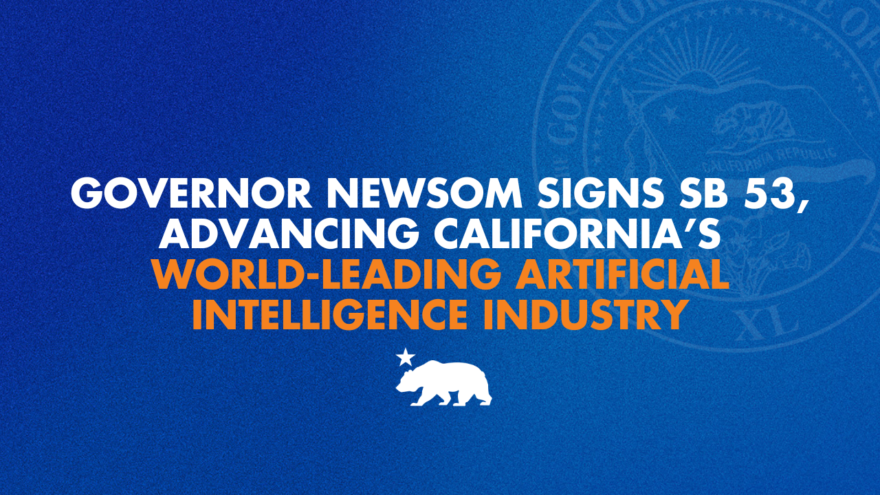 Governor Newsom unterschreibt SB 53: Kaliforniens KI-Revolution beginnt!
